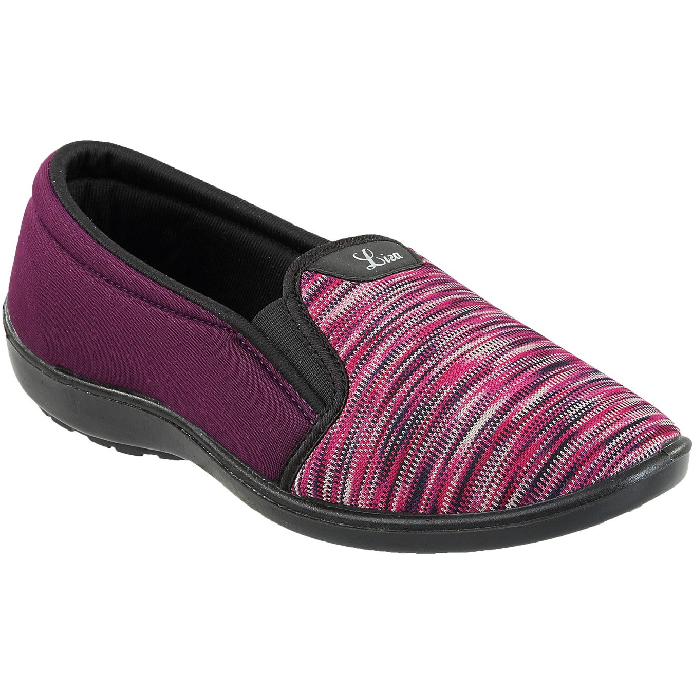 MADAM LIZA-PU-210-BLACK/PURPLE