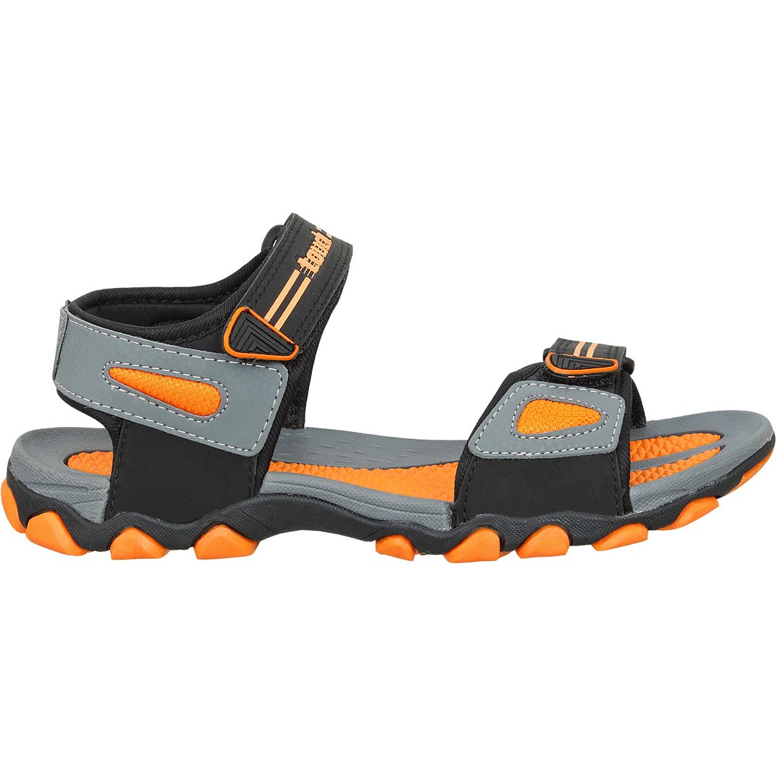 Touch Sandle-1020-Dark Grey/Orange