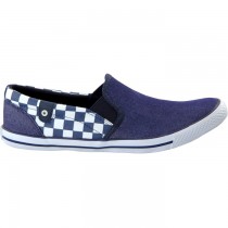 TOUCH - CANVAS -NAVY CHECK-602